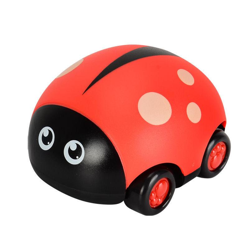 Cartoon Inertia Insect Pull-Back Car, Drop-Resistant Car Gifts, Double Pull-Back Car, Factory