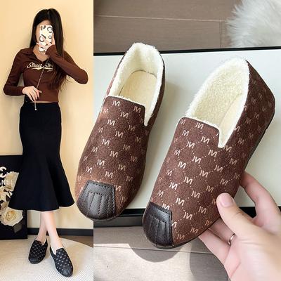 Модные женские зимние теплые снежные ботинки с рукавом, противоскользящие, с круглым носком, женская обувь, сохраняющая тепло, на плоской подошве, легкая, для отдыха, универсальные снежные ботинки 2024