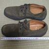 70s-80s? England Vintage Westleys Suede Dress Shoes Crepe Sole Olive Brown 39 / 24.5(USED)