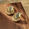 SUYU Новый Дизайн Тренд Стиль Персонализированные Медные Серьги Для Женщин Легкая Роскошь Мода Элегантные Серьги с Микро-Вставками из Циркона