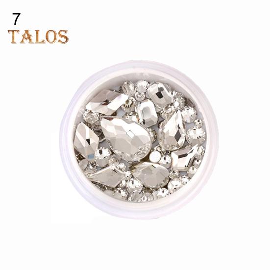 1 коробка маникюрный декор блестящие ногти красота горный хрусталь модный 3D декор ногтей для накладных ногтей