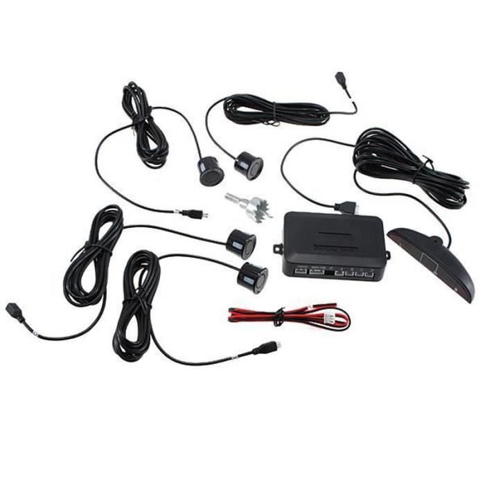 РАДАР ЗАДНЕГО ХОДА - КАМЕРА ЗАДНЕГО ВИДА TEMPSA 4 Датчика Парковка Стоянка Светодиодный Радар Заднего Хода Автомобиль Звуковая Сигнализация