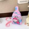 Shoulder Single Print Crossbody Chest Bag For Kids Nylon Durable Gift