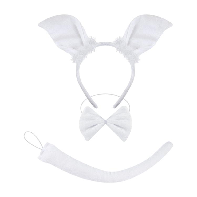 1/3/4 шт. Костюмы и аксессуары для свинок с повязкой на голову со свиными ушами, галстуком-бабочкой, перчатками, хвостом, юбкой-пачкой. Набор для Хэллоуина, переодевания в животных