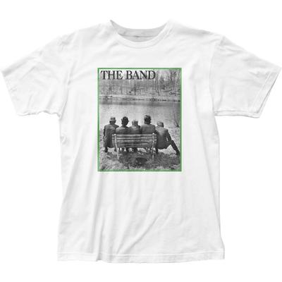 Мужская футболка The Band Bench Рок-н-ролл музыка Классическая футболка группы Новая Белая