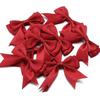 10Pcs Beige Purple Polyester Ribbon Bows Double Deck Bow Patch DIY Gift Clothes Decoration