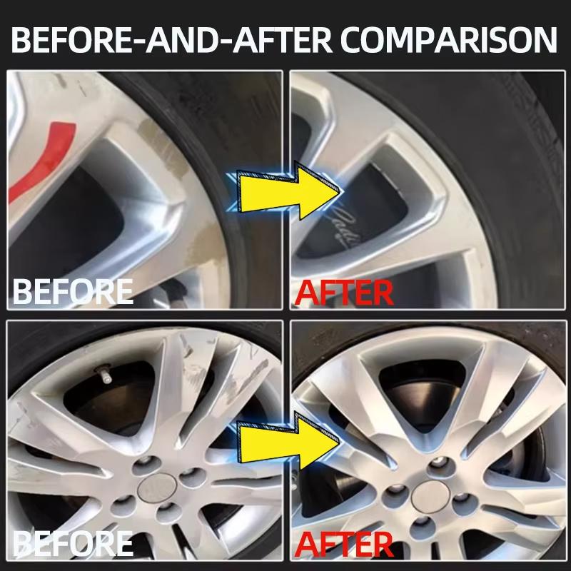 Automobile wheel rim scratch reconditioning paste, tire rim scratch paint repair paste - aluminum alloy wheel hub repair