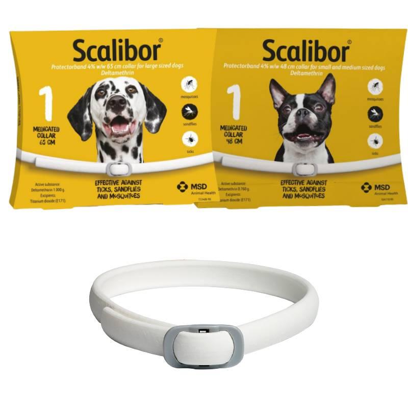 Регулируемый ошейник от блох и клещей для собак из материала TPR