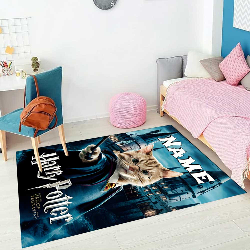 Warner Bros. Works (32) Customize your name rug, office chair cushion, home bedroom living room gift.