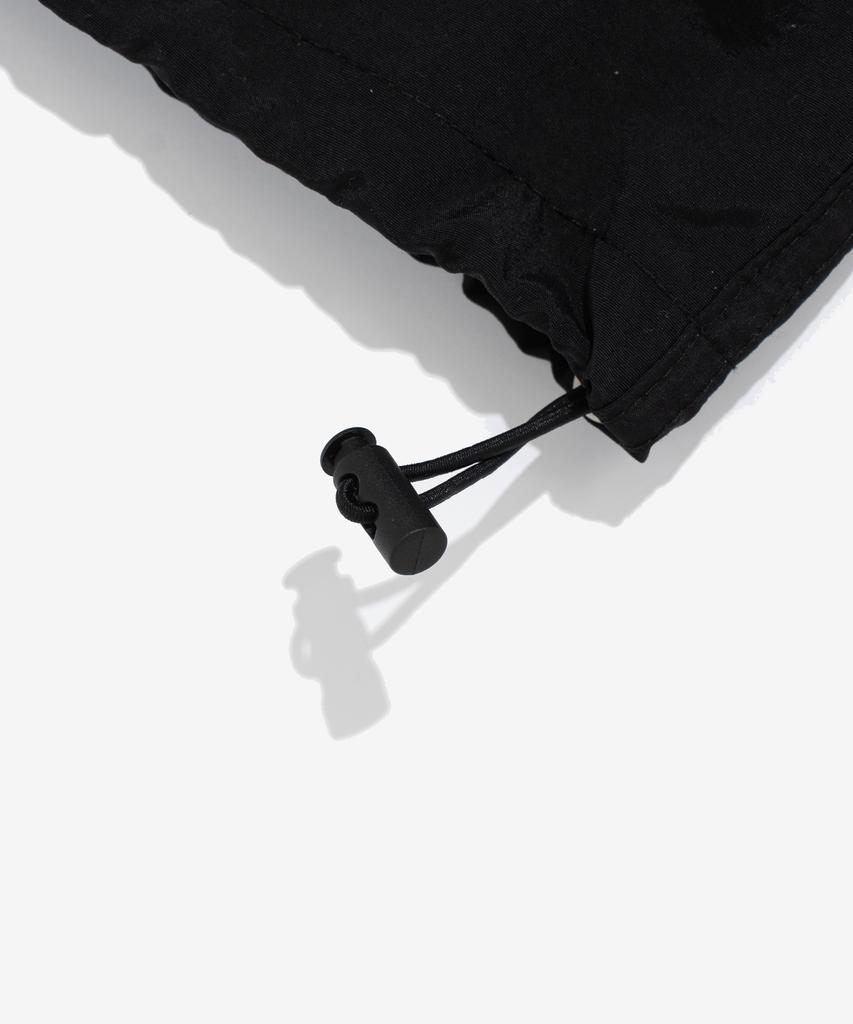 CARGOBROS Nylon Deep Tuck String Pants (Black)