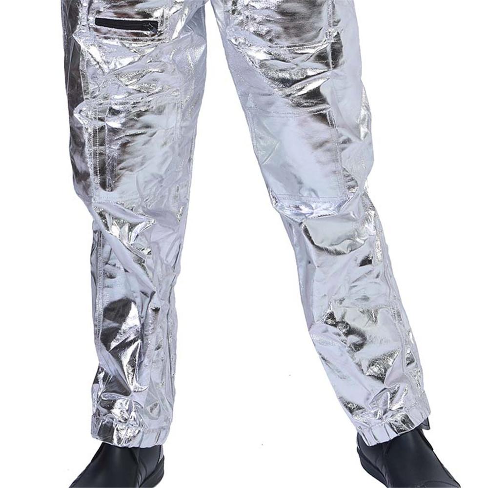 Костюм на Хэллоуин, женский костюм космонавта, костюм космонавта для взрослых, серебряный комбинезон с длинными рукавами, костюм Пурима