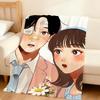 manga anime y-Yano-kun Ordinary Days Flannel soft warm plush blanket sofa living room pet hogar bedroom gift home Car portable