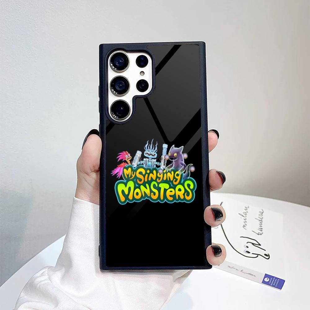 Чехол для телефона My Singing M-Monsters для Samsung Galaxy S26 S25 S24 S23 S22 S21 S20 FE Edge Pro Plus Ultra PC+TPU