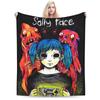 Игровой Аниме Плед Sally Face SF Супер Мягкий Модный Плюшевый Плед для Девочек Мальчиков Дивана Кровати Фланелевое Покрывало Покрывало на Кровать