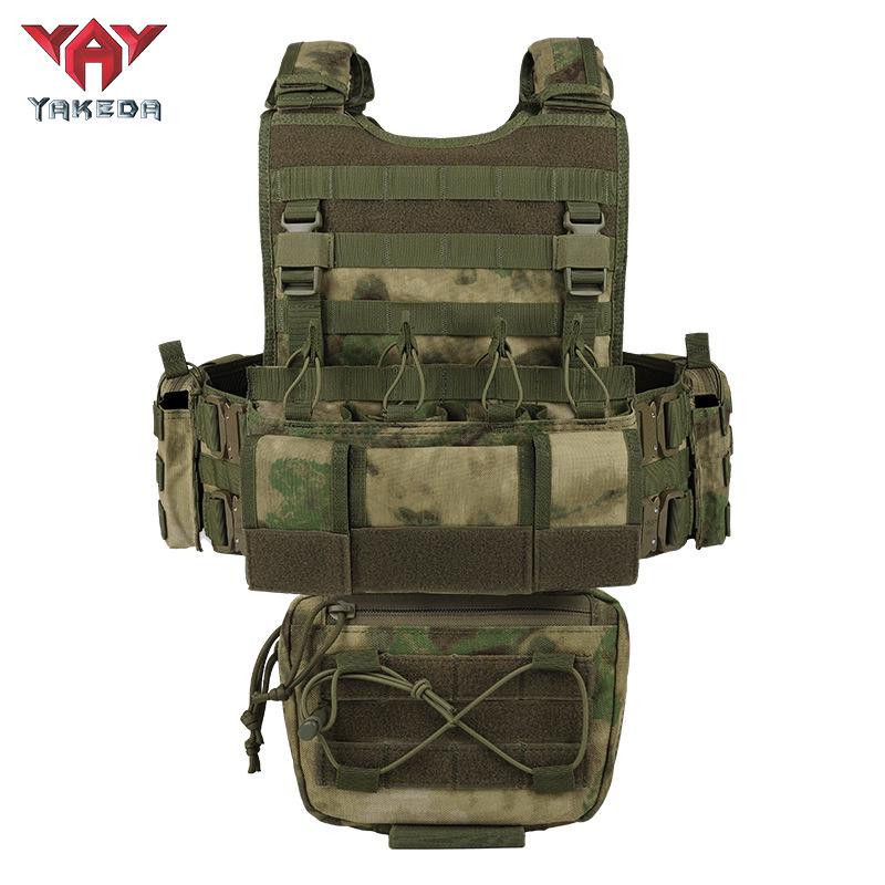 Тактический жилет Yakeda MOLLE - Прочный, дышащий полиэстер для тренировок CS на открытом воздухе.