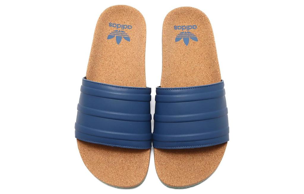 adidas Шлепанцы Adilette Premium 'Cork Pack - Night Indigo' GZ0061