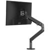 LOE Single Monitor Arm with Gas Compact Easy VESA Desk Gray Spring, Clamp, Installation, Mount, LOZ1,