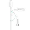Cable USB-C USB-C Blanc 1m pour DJI RC / DJI RC PRO radiocommande pour Drone [LOT 2] Phonillico®