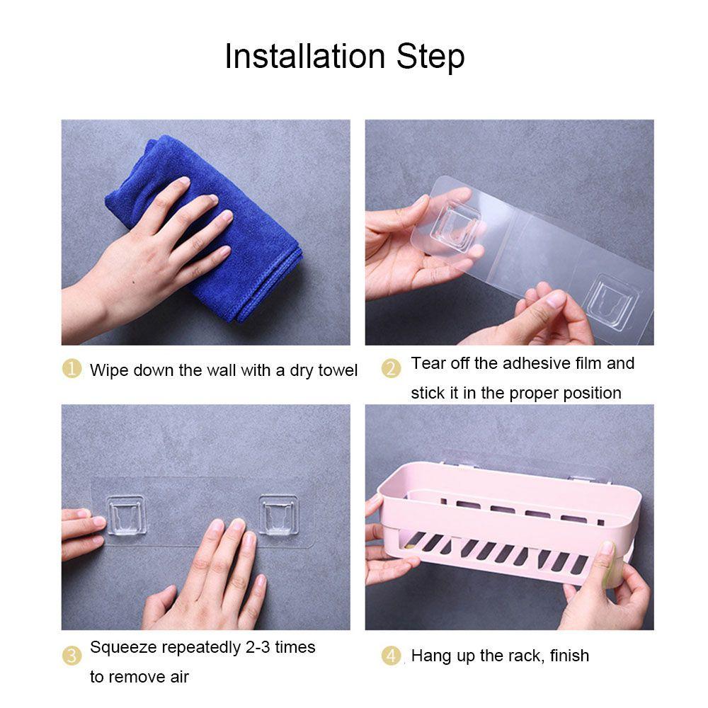 Украшение дома настенный самоклеящийся органайзер для шампуня полка для ванной угловая стойка для хранения