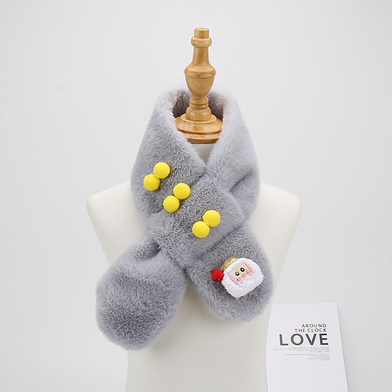 Children's Cute Cartoon Winter Scarf - Korean Style for Boys and Girls