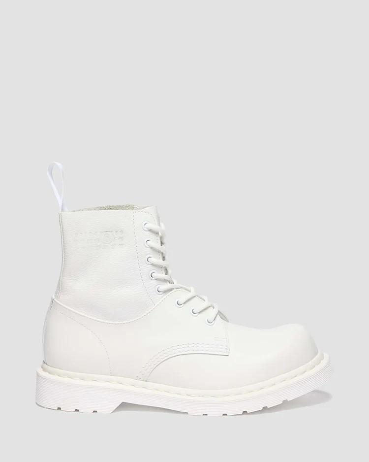 42282100 MM6 Maison Margiela Dr.Martens 1460 Twist 8-дырочные ботинки Белый (Мужской)