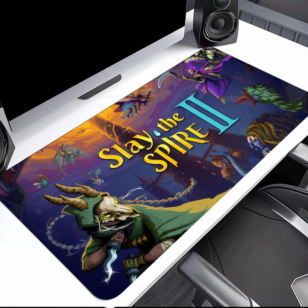 Game SSlay the Spire II s Mouse Pad Large Desk Mat Keyboard Ergonomic Office Rubber PC Nonslip Antifray Home Custom