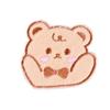 Оригинальные милые наклейки с вышивкой в виде плюшевого медведя - самоклеящиеся нашивки на одежду