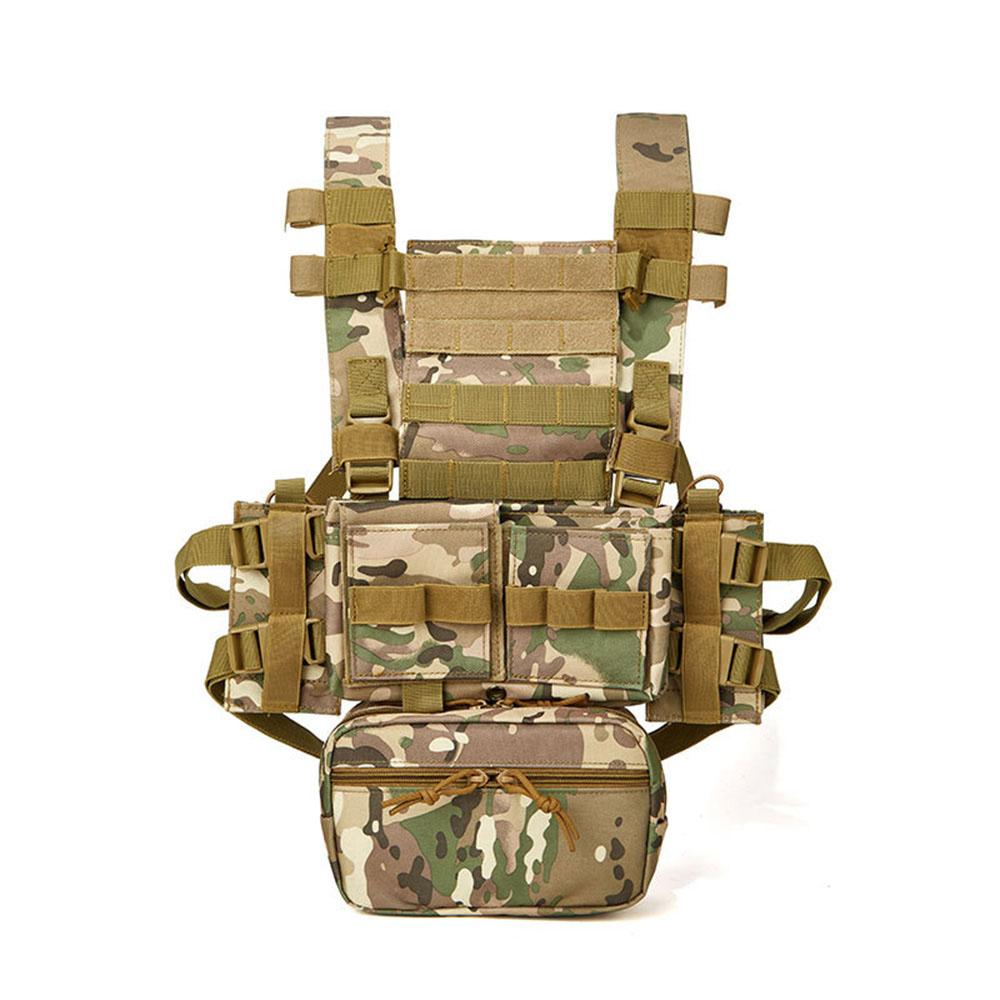 Tactical Vest Light Weight MK3 Combat Chest Rigs Outdoor Hunting Protection Horness Gears With Molle System.