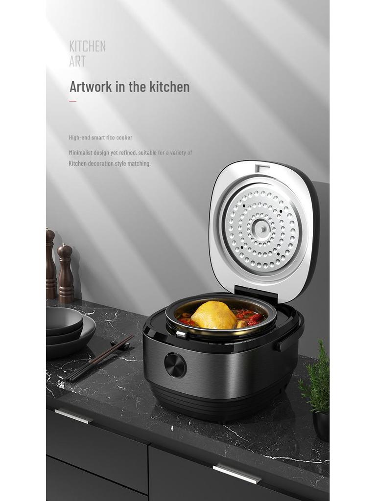 Умная многофункциональная рисоварка большой вместимости с антипригарным покрытием для домашнего использования