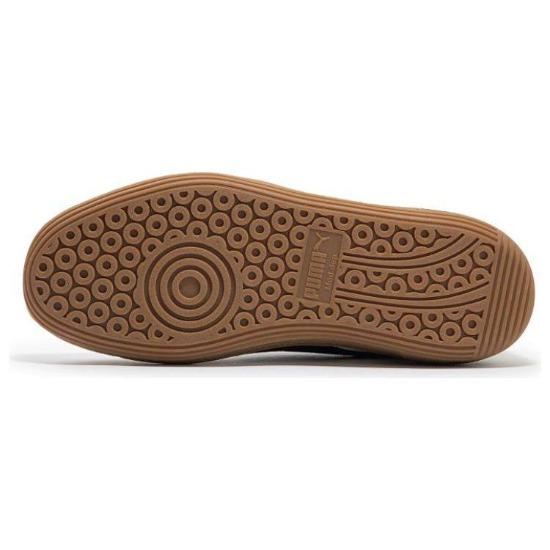 Puma Palermo Кожа Белый Черный Резина Унисекс Кроссовки 396464-01