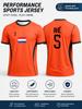 Dutch 2026 home adult sports top, moisture resistant, slim fit, lightweight, high-end sublimation technology top