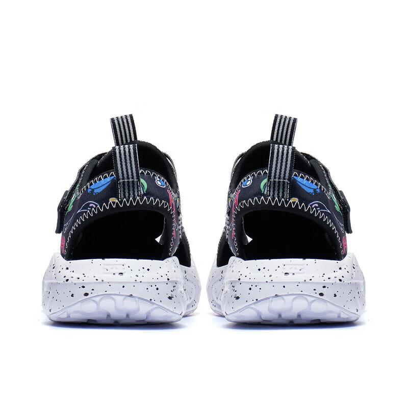 Li-Ning Cloud Shock Absorbing износостойкие легкие нескользящие детские сандалии детские сандалии черные YKKT002-3