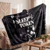 Warm Flannel BlanketSleep Token Soft Cozy Throw Blanket for Bedroom Couch