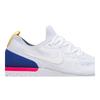 Nike Womens Epic React Flyknit 'OG' (women's sizes) White / White-Racer Blue-Pink Blast Running Shoes AQ0070 101