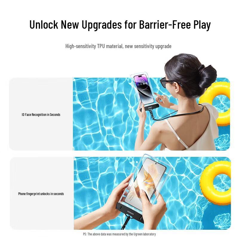 Ugreen Универсальный водонепроницаемый чехол для телефона со шнурком