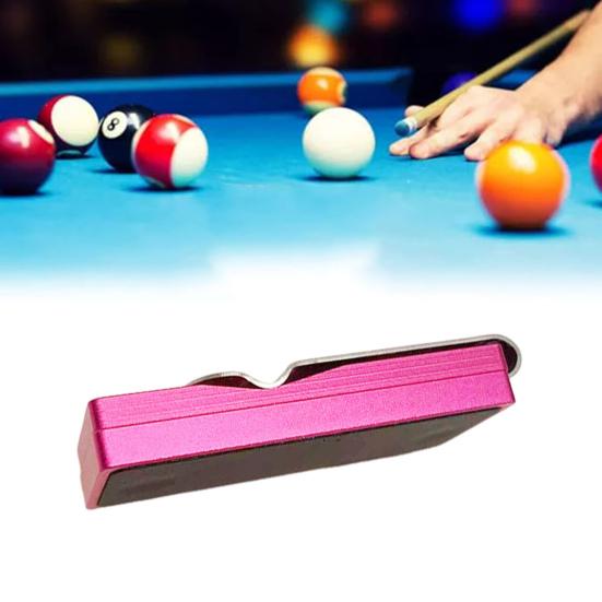 Pool Cue Chalk Holder with Metal Clip Heavy Duty Aluminum Portable Snooker Chalk Box Carrier Case Billiard Accessories Enthusiasts Gift