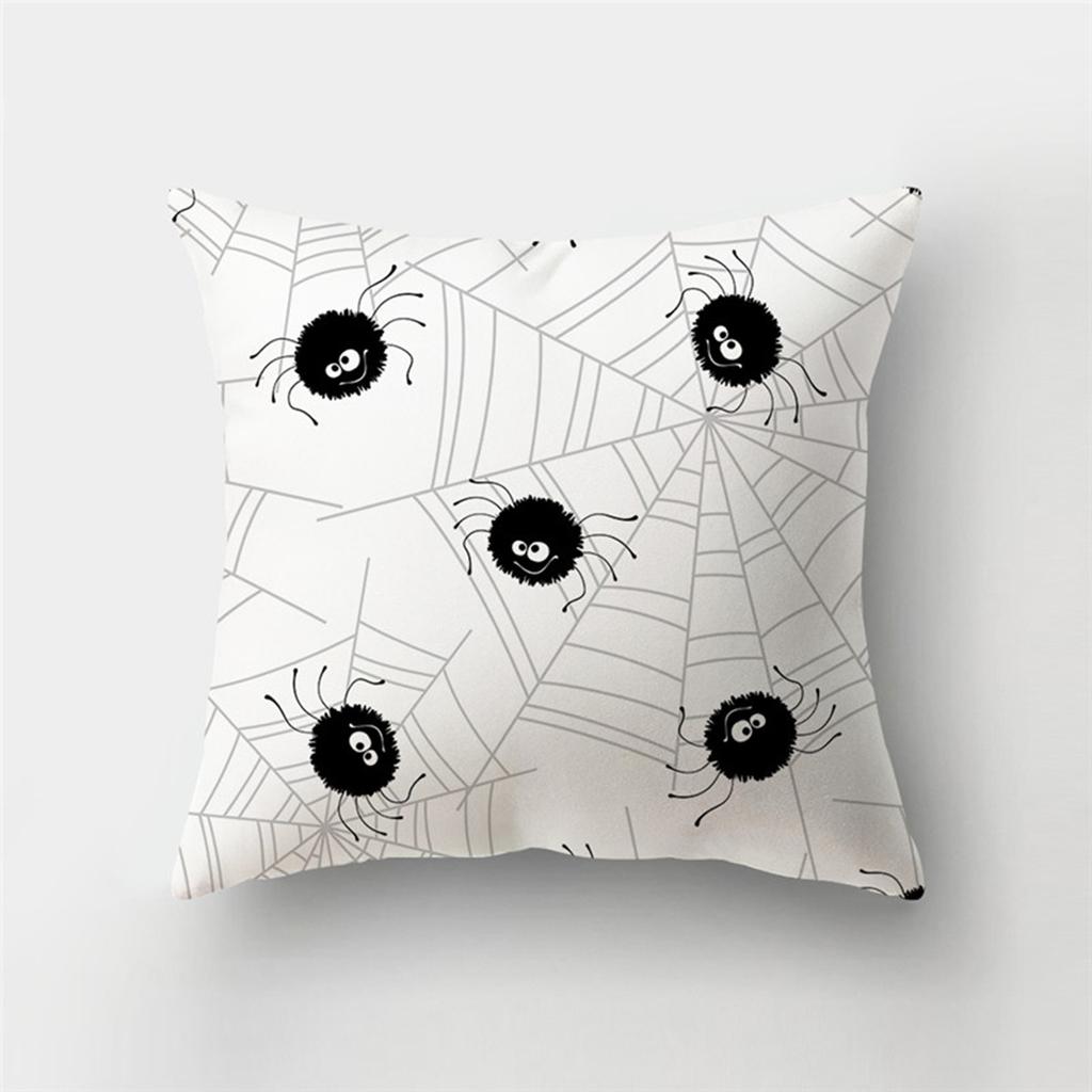 Хэллоуин тема ужас тыква принт узор наволочка дома гостиная диван украшения полиэстер молния подушка наволочка