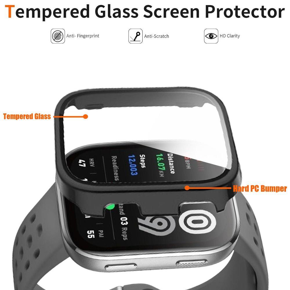Anti-scratch Hard PC Case with Film Protective Shell Frame for Amazfit Bip 6 Accessories