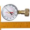 0-200 Psi Water Pressure Test Gauge 2.5" Dial Size Digital Display Manometer  Home Potable Water