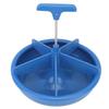 5 Girds Pig Feeder Circular Eating Trough Piglet Food Bucket Feeding Container Rear Hanging Hook