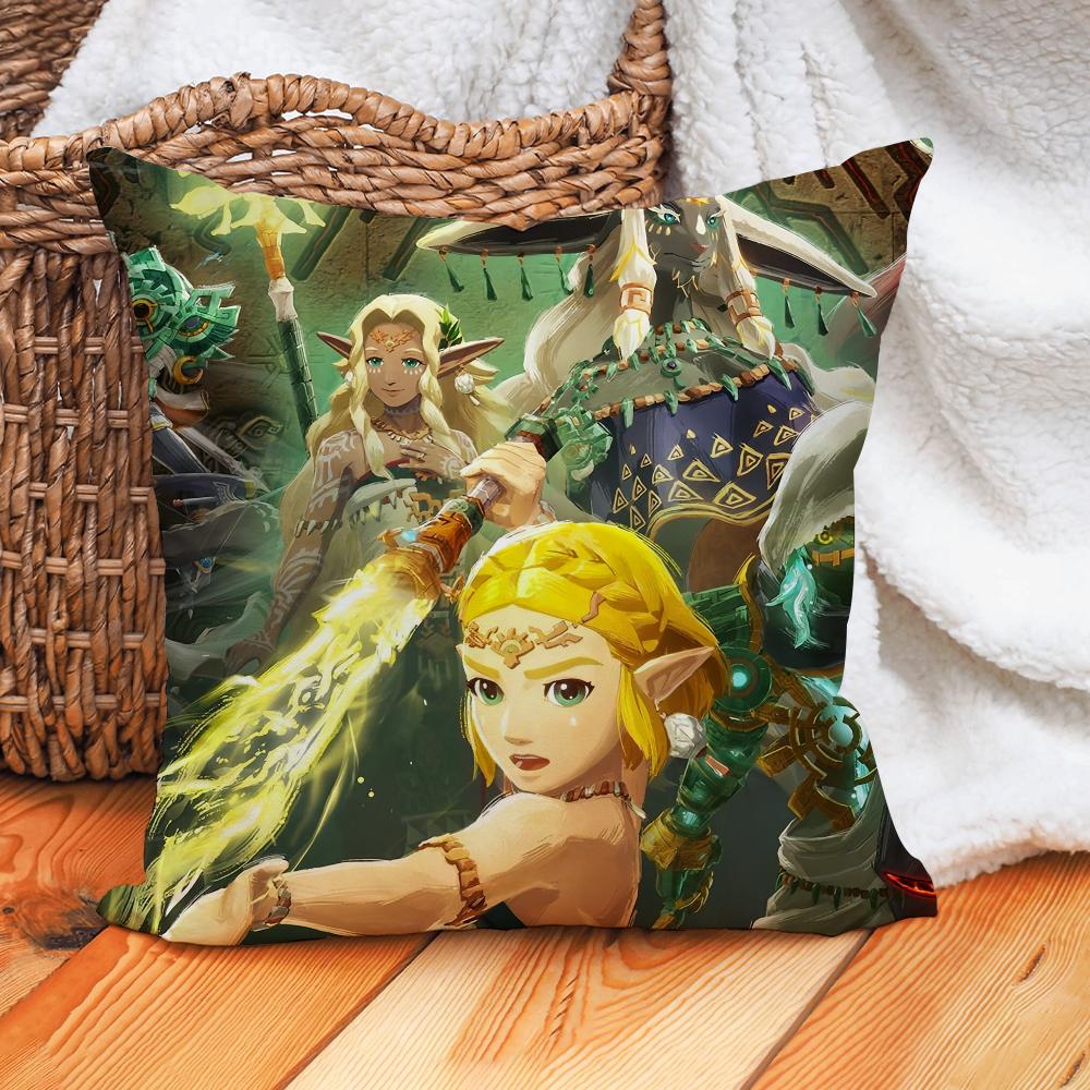 Игровое H-Hyrule W-Warriors A-Age Of I-Imprisonment Наволочка Домашний Декор Чехол для Подушки Подходит для Офиса Дивана Спальни Автомобиля