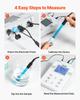 VEVOR Benchtop pH Meter, 0-14 pH Range, Laboratory Tester Kit with Large Backlit Display, Calibration Solutions, Power Adapter