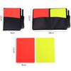 Fluorescent Football Red and Yellow Cards Red Yellow Cards Soccer Referee Record Book