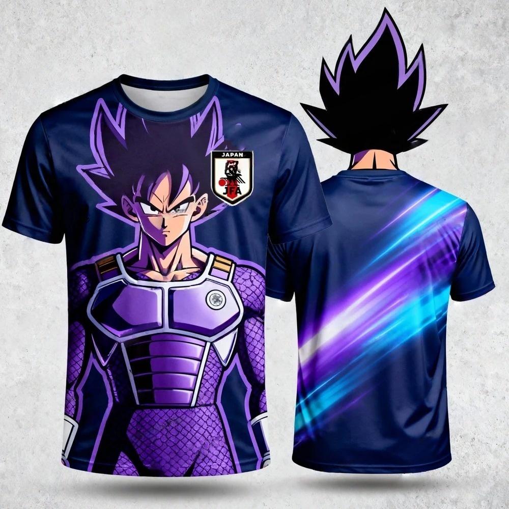 Семейная Футболка-Джерси Специальное Издание Dragon Ball Z Goku/Vegeta, Японская Аниме Футболка, Спортивная Футболка