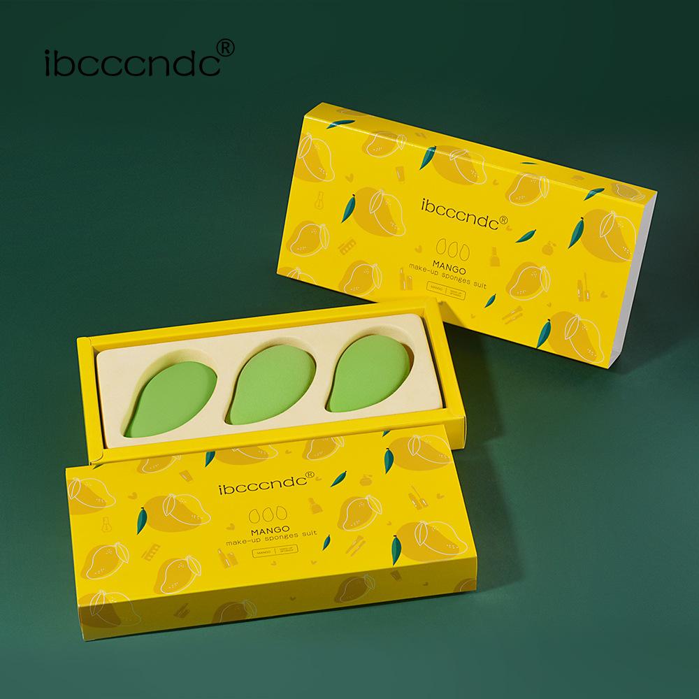 IBCCCNDC Маленький набор яиц для макияжа Mango Beauty Egg, губка для макияжа, яйцо