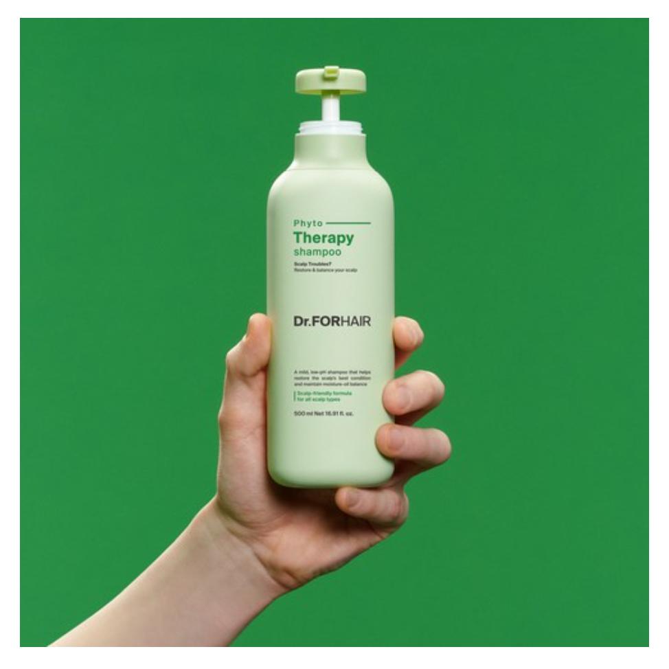 DR.FORHAIR Шампунь Phyto Therapy 500 мл, очищающее средство с низким pH для чувствительной кожи головы