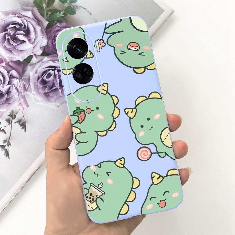 For Cover Honor 90 Lite Phone Case CRT-NX1 Fashion Butterfly Cartoon Slim TPU Soft Silicone Back Cover For Honor 90Lite 5G Funda