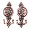 1 Pair European Style Vintage Metal Zinc Alloy Wall Hooks Window Curtain Tiebacks Holders Home Decor