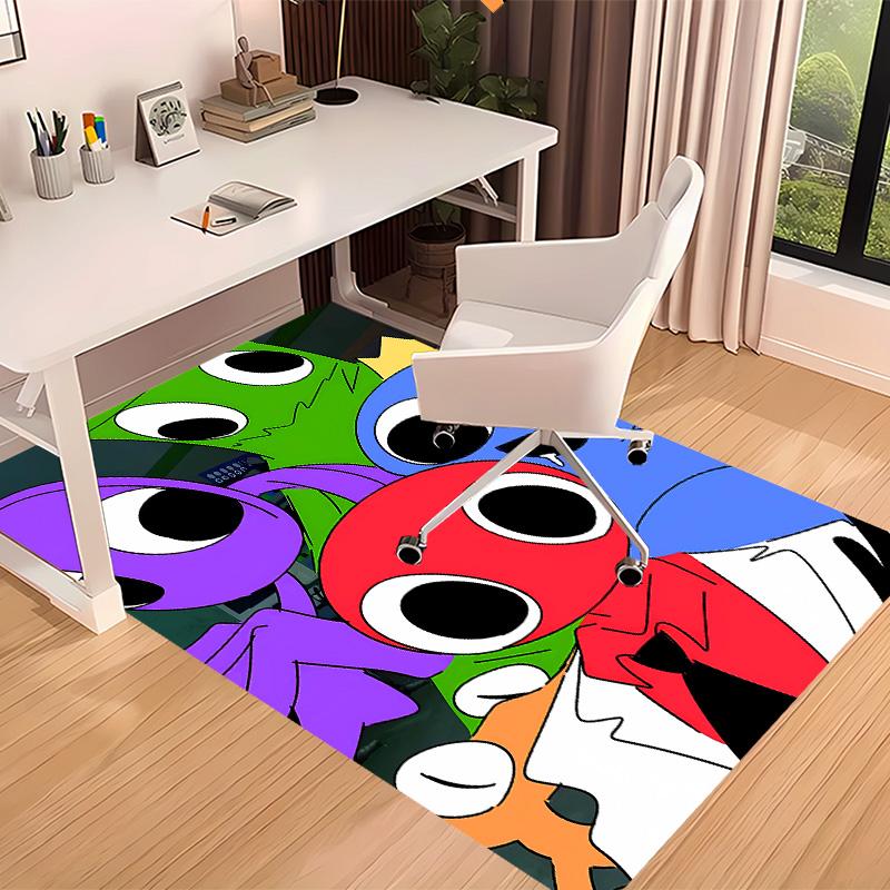 Rainbow Friends3 Printed Absorbent Washable Carpet, Non-Slip Bathroom Mats, Kitchen Rugs, Yoga Mat,Living Room Entrance, Camping Picnic Rugs