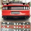 Car Rear Trunk Letter Emblem Badge Stickers Decal Car-styling for Mstang Shelby Cobra GT500